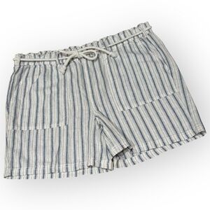 ALEXANDER JORDAN Striped Blue and White Shorts, S
